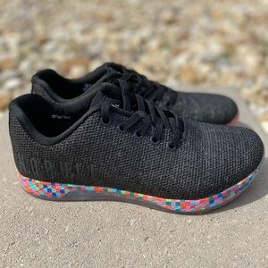 NEW NOBULL Women’s Black Heather Pixel Trainers